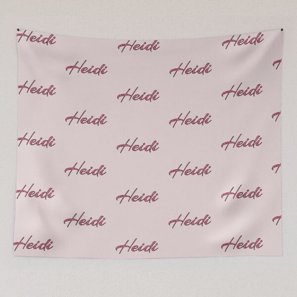 Item preview, Heidi name designed and sold by LizBanegasArt.
