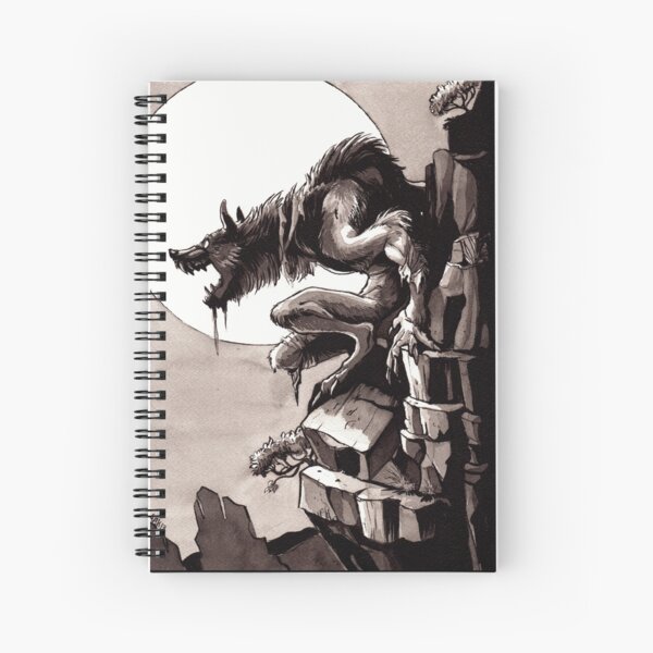 Crag Werewolf Spiral Notebook