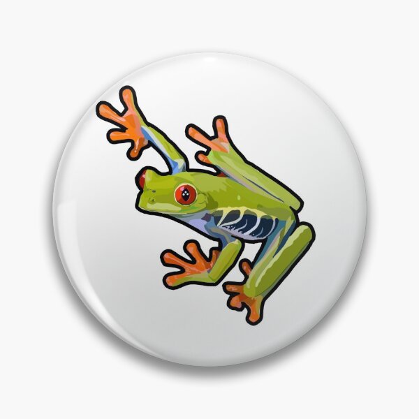 Item preview, Red Eyed Tree Frog Sticker designed and sold by Bailee  Koepsel.