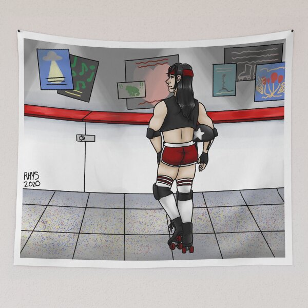 Item preview, Vincent Valentine Roller Derby Indulgence designed and sold by Rhys C.