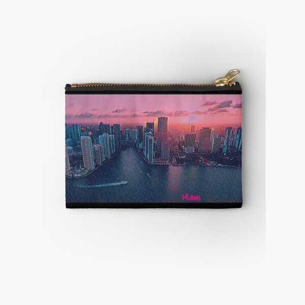 Item preview, Miami, Florida City Skyline Artwork designed and sold by Dude  Stuff.
