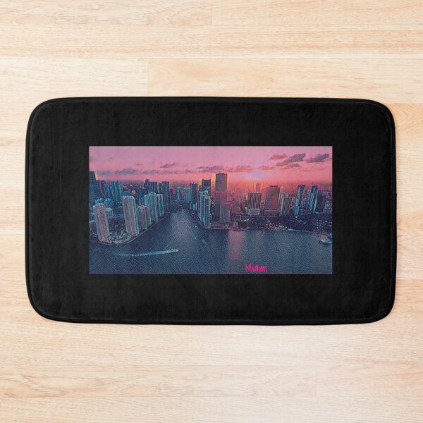Item preview, Miami, Florida City Skyline Artwork designed and sold by Dude  Stuff.