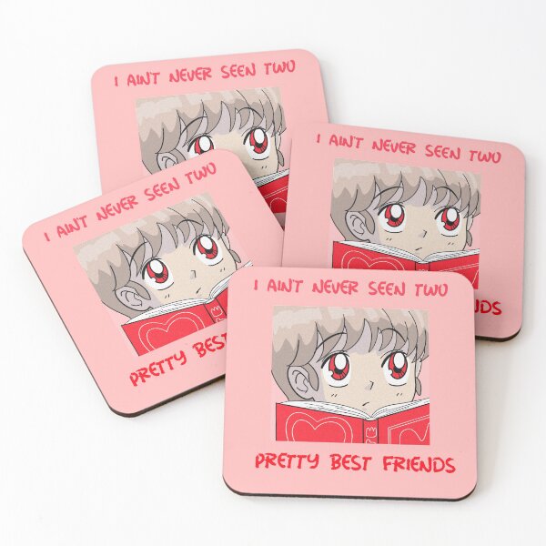 Item preview, I Ain't Never Seen Two Pretty Best Friends Anime Girl designed and sold by Mustard Prophet.