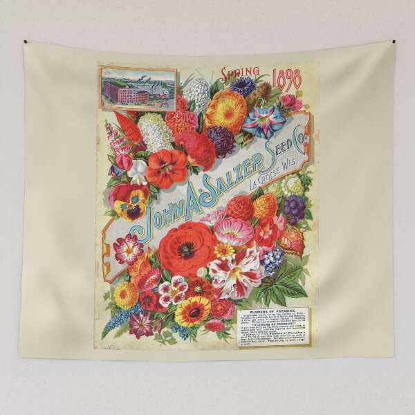 Item preview,  Pansies, Poppies, and Morning Glories - John A. Salzer 1898 designed and sold by killies.