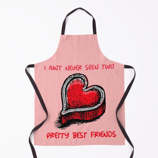 Item preview, I Ain't Never Seen Two Pretty Best Friends Red Heart designed and sold by Mustard Prophet.