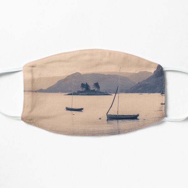 Boats Loch Carron Plockton Flat Mask