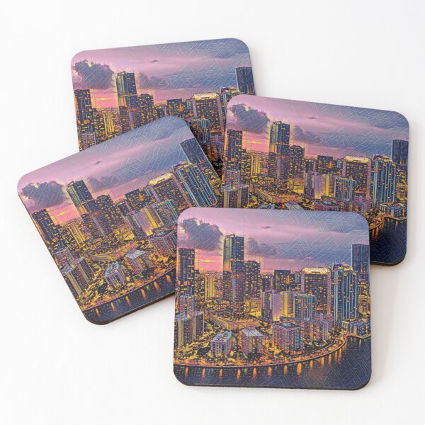 Item preview, Miami Florida City Lights designed and sold by Dude  Stuff.