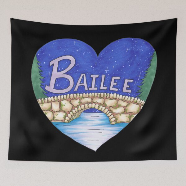 Item preview, Bailee Name Art designed and sold by AvalonUnmuzzled.