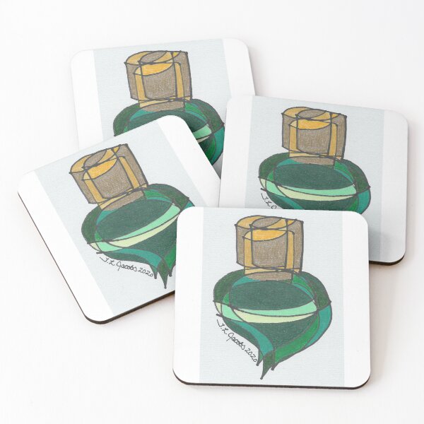 Item preview, GREEN ABSTRACT CHRISTMAS ORNAMENT designed and sold by Artter20.