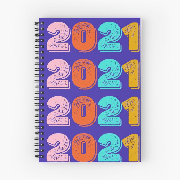 Item preview, 2021 new year - bold retro vintage looking distressed style designed and sold by Mindy Bubble.