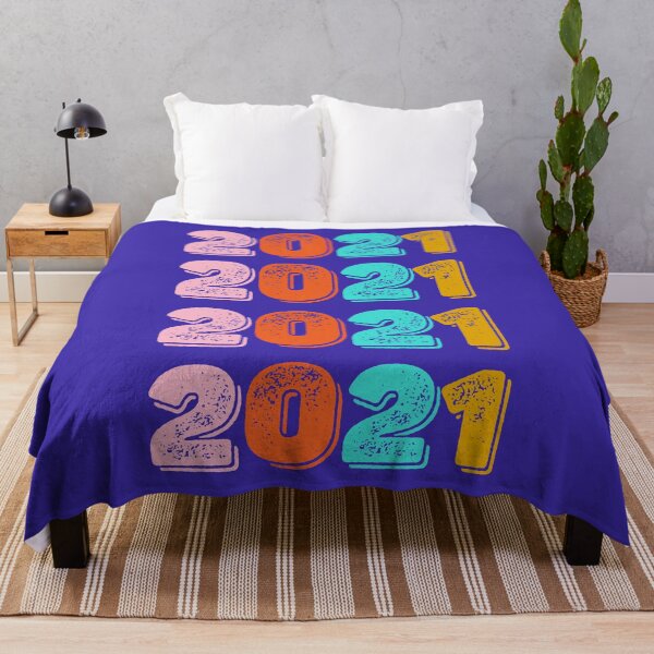 Item preview, 2021 new year - bold retro vintage looking distressed style designed and sold by Mindy Bubble.