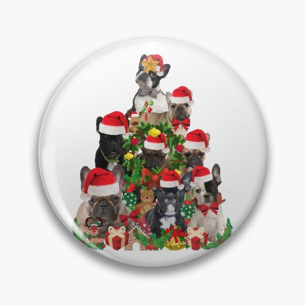 Item preview, French Bulldog Christmas Tree designed and sold by FunShirtDesigns.