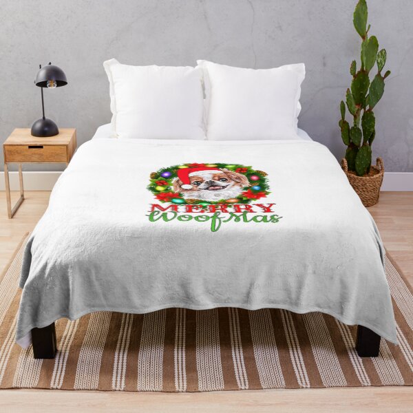 Item preview, JAPANESE CHIN CHRISTMAS MERRY WOOFMAS Dog Lover designed and sold by Alex Cuttell.