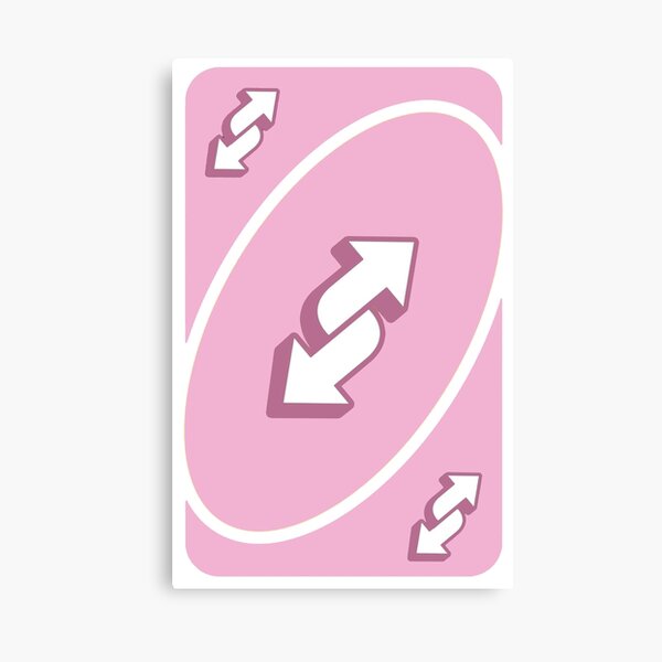 Uno reverse card Canvas Print for Sale by Mello Official Store