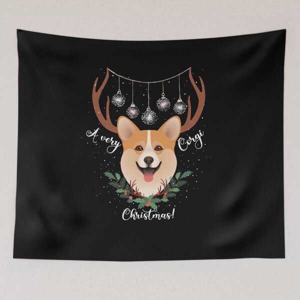 Item preview, Christmas Corgy Sweatshirt / A very Corgi Christmas Sweater designed and sold by Marina-RK.