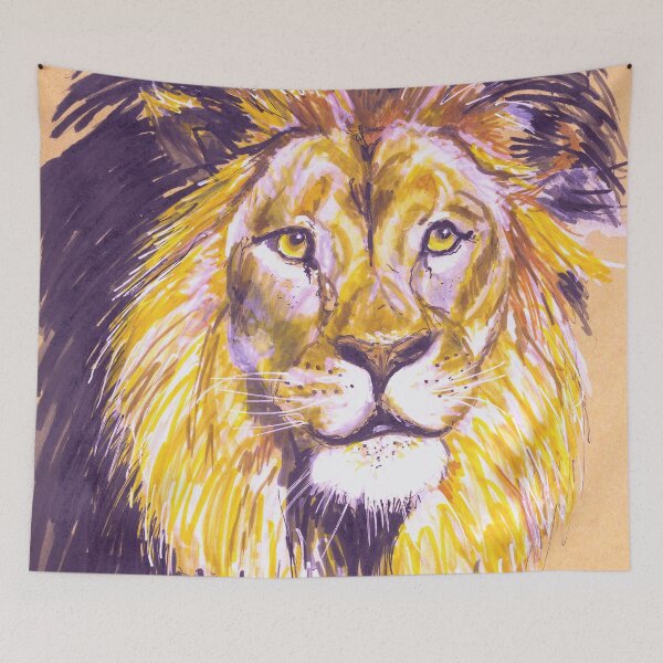 Item preview, Luke the Lion — Panthera leo designed and sold by Sheila Singhal.