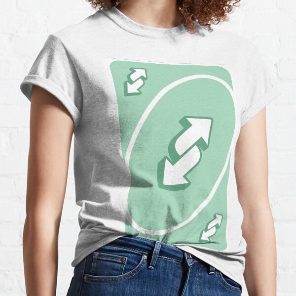Grüne Uno-Umkehrkarte Classic T-Shirt