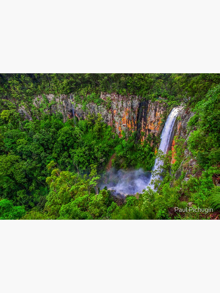 Thumbnail 3 of 3, Sticker, Purlingbrook Falls, Queensland designed and sold by paulmp.