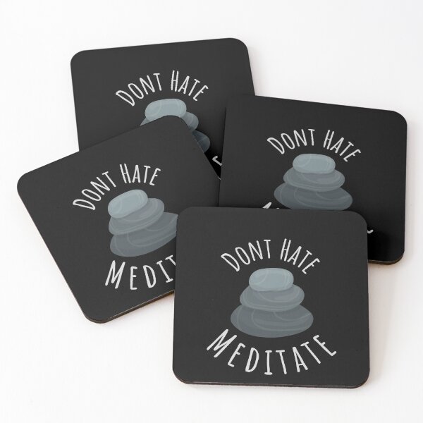 Item preview, Dont hate meditate yoga designed and sold by PX-clothing.