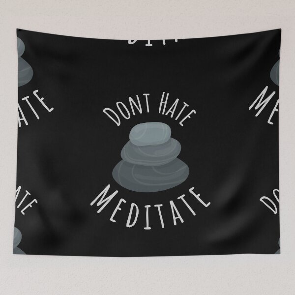 Item preview, Dont hate meditate yoga designed and sold by PX-clothing.