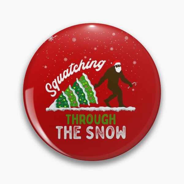 Item preview, Squatching Through the Snow Funny Bigfoot Christmas designed and sold by strangeology.
