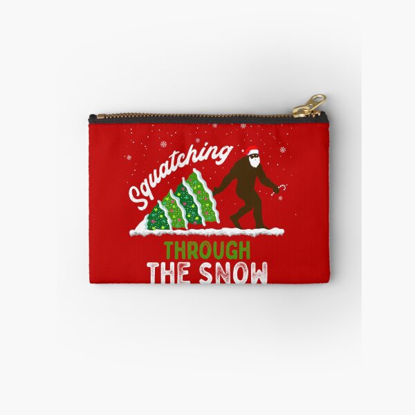 Item preview, Squatching Through the Snow Funny Bigfoot Christmas designed and sold by strangeology.