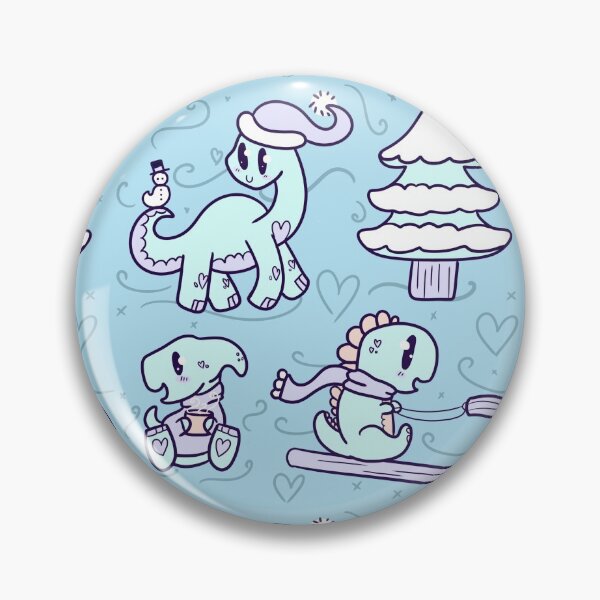 Item preview, Dinos in the Snow designed and sold by GinKadia.