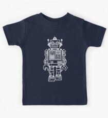 Vintage Toy Robot V2 Kids Tee