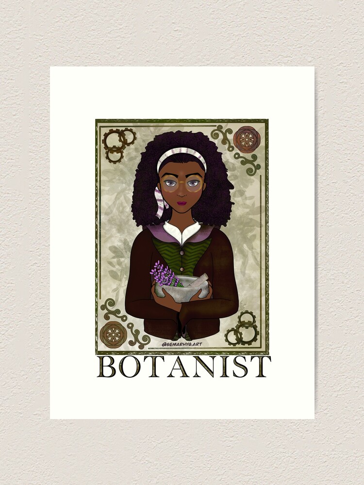 Alternate view of ABC's Types of Scientists: Botanist Art Print