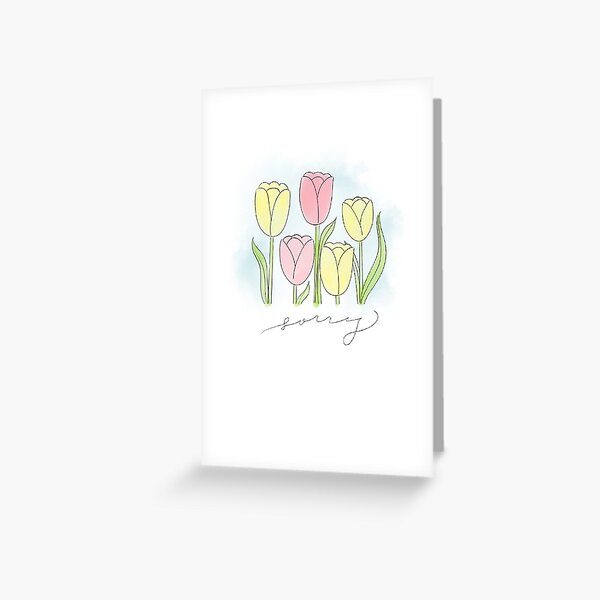 Sorry Greeting Card