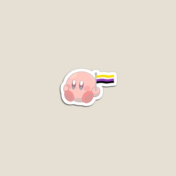 Kirby Non Binary Flag <3 Magnet