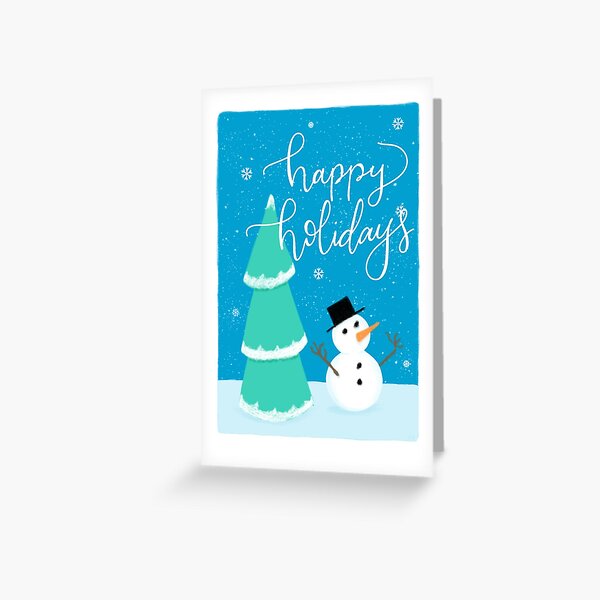 Happy Holidays Greeting Card Greeting Card
