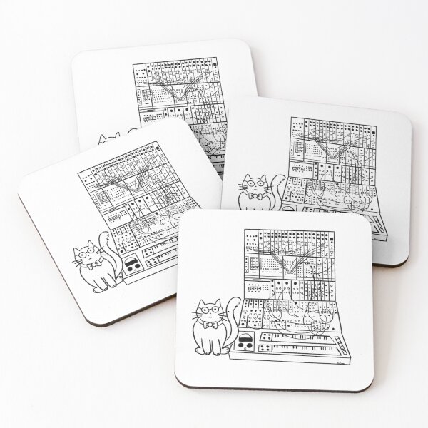Item preview, Modular Synthesizer Cat designed and sold by beatboxnoodle.