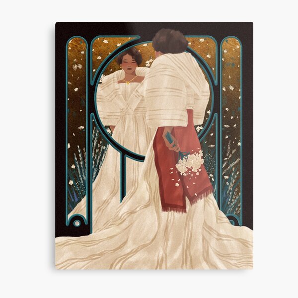 Filipiniana Mirror Dark Metal Print