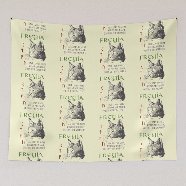 Item preview, Freyja, Norse Goddess designed and sold by Prints4Pagans.