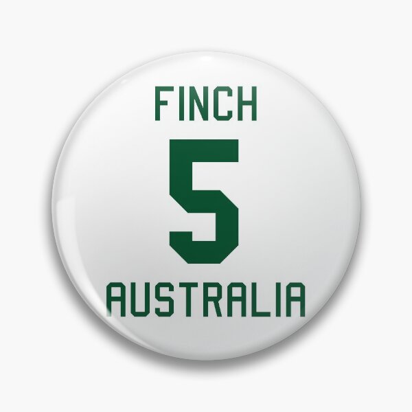 Item preview, Aaron Finch | 5 | Australian Cricket Jersey designed and sold by CHAMPION WARRIOR.