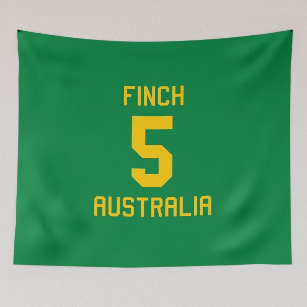 Item preview, Aaron Finch | 5 | Australian Cricket Jersey designed and sold by CHAMPION WARRIOR.