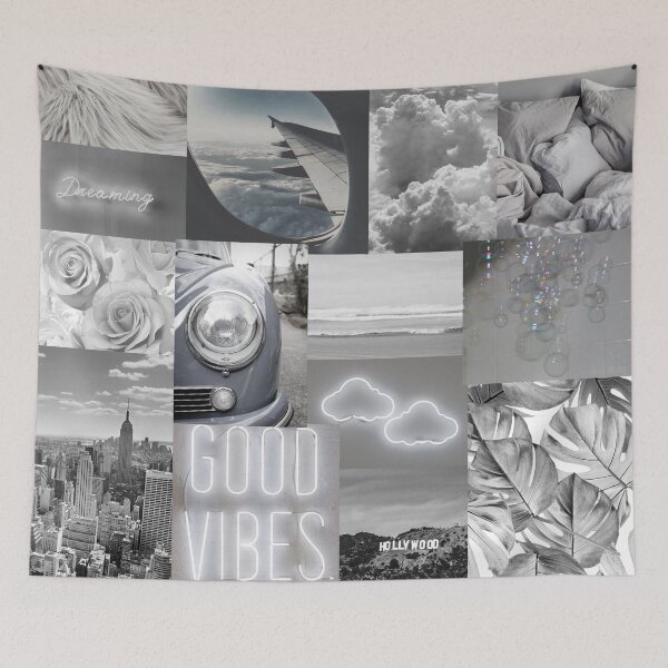 Item preview, Light Grey Aesthetic Collage  designed and sold by alekkar2002.