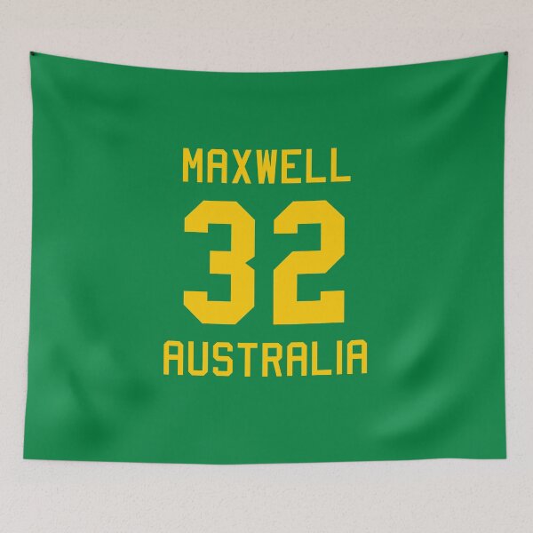 Item preview, Glenn Maxwell | 32 | Australian Cricket Jersey designed and sold by CHAMPION WARRIOR.