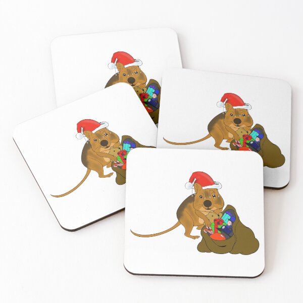Item preview, Cute Quokka helping deliver presents designed and sold by GMoS.