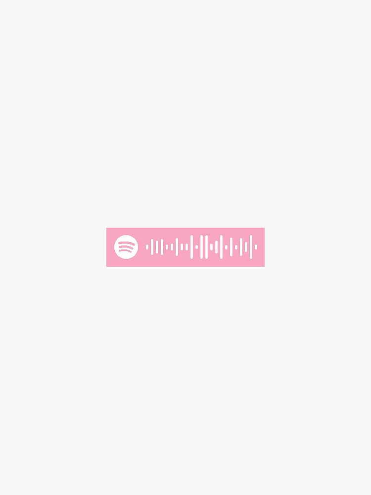 "line without a hook by ricky montgomery - spotify scanner" Sticker by