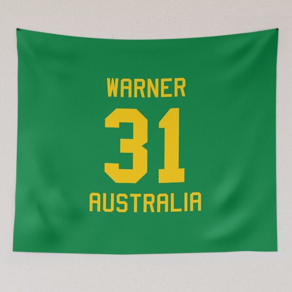Item preview, David Warner | 31 | Australian Cricket Jersey designed and sold by CHAMPION WARRIOR.