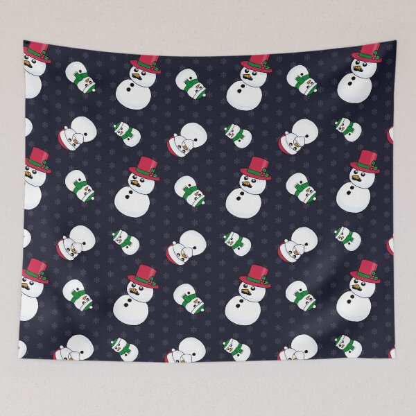 Item preview, Cartoon Snowmen Print designed and sold by Caryn Pinkston.