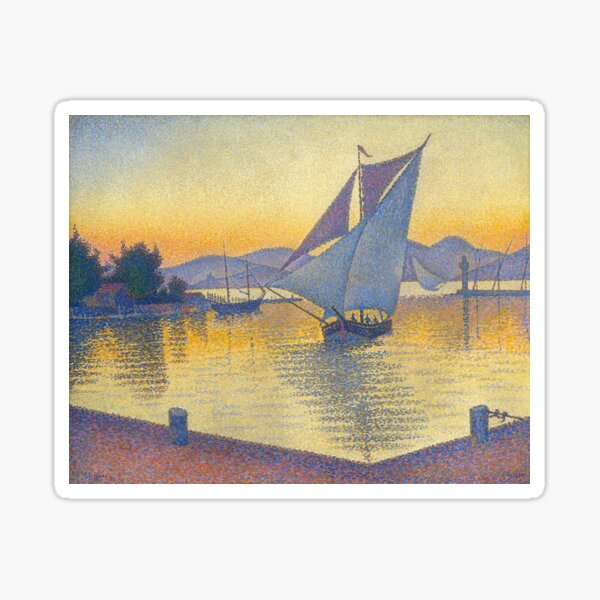 Item preview, The Port at sunset(Saint-Tropez) By Paul Signac designed and sold by sunny-007.