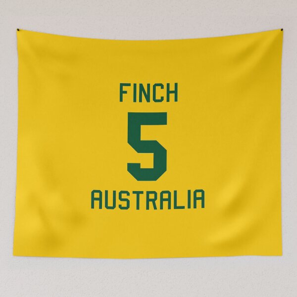Item preview, Aaron Finch | 5 | Australian Cricket Jersey designed and sold by CHAMPION WARRIOR.
