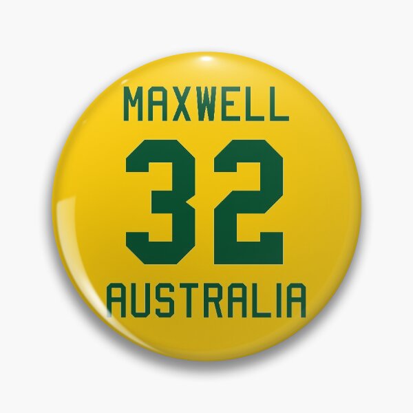 Item preview, Glenn Maxwell | 32 | Australian Cricket Jersey designed and sold by CHAMPION WARRIOR.