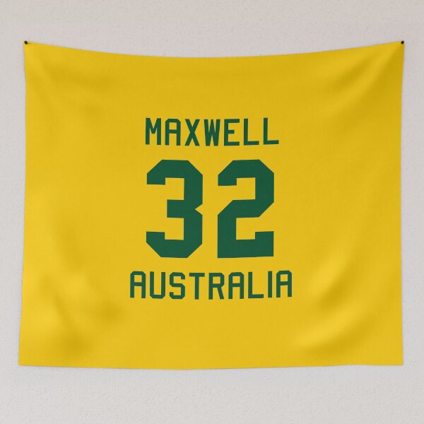 Item preview, Glenn Maxwell | 32 | Australian Cricket Jersey designed and sold by CHAMPION WARRIOR.