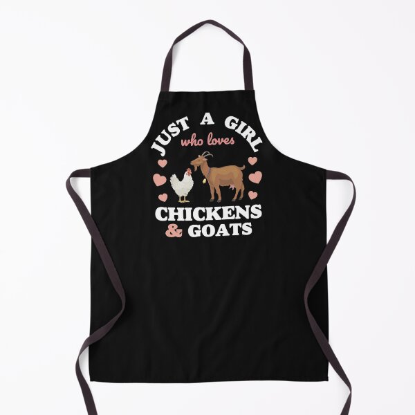 Item preview, Just a Girl Who Loves Chickens and Goats designed and sold by EstelleStar.