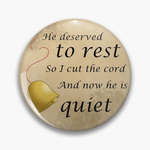 Item preview, He Deserved to Rest TMA designed and sold by CryingCreator.