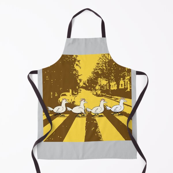 Item preview, Chickens in abbey road yellow designed and sold by Jaime Brash.